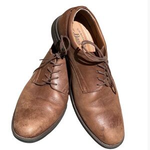 G H Bass & Co. Huxtable Brown Leather Oxford Dress Shoes Men’s 9.5M